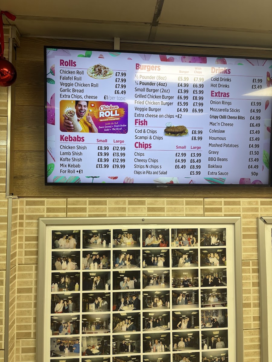 H&H Fried Chicken and Kebabs Menu - Image 1