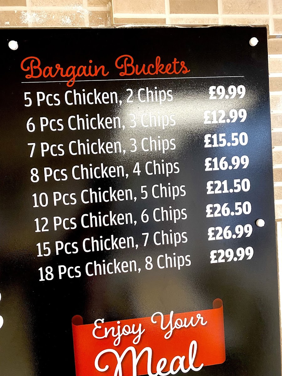 H&H Fried Chicken and Kebabs Menu - Image 2