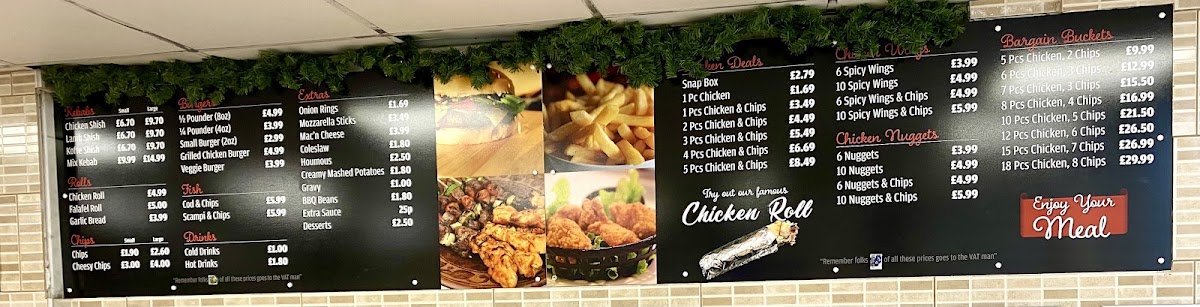 H&H Fried Chicken and Kebabs Menu - Image 3