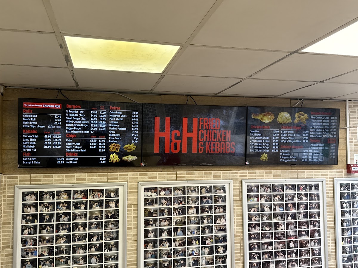 H&H Fried Chicken and Kebabs Menu - Image 4